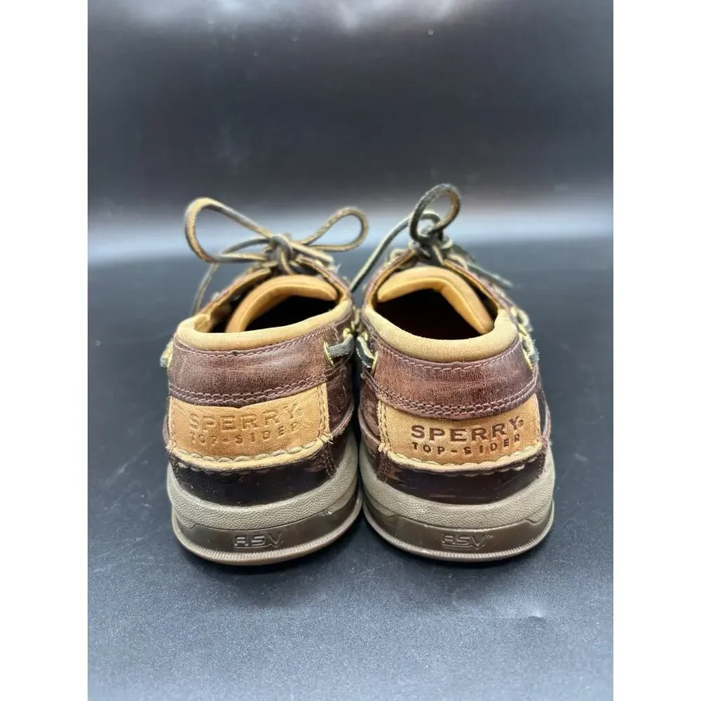 Sperry Gold Cup ASV 2-Eye Mens Size 7 Boat Shoes Amaretto Leather 0579052